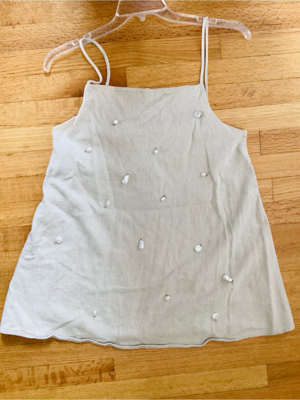 Zara Beige/Cream Hooded Jacket